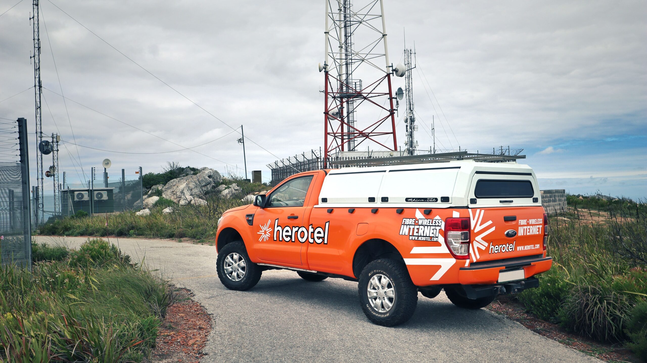 Hero Shot of a Herotel Bakkie Outside