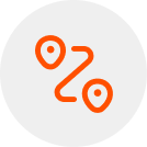 Internet connection without fibre cables or towers icon